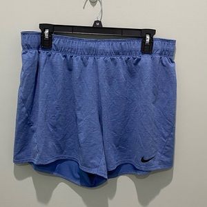 womens size xl blue nike shorts
